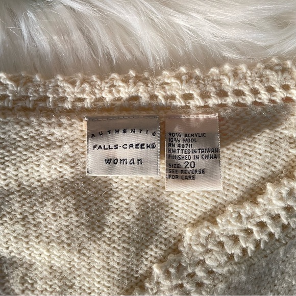 Falls Creek Fairy Lace V Neck Sweater (Outfit NOT Included) - Picture 4 of 5